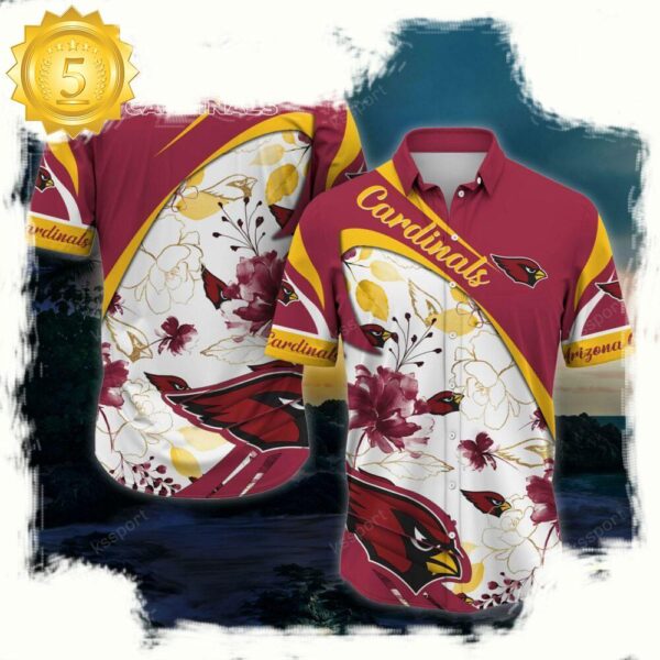 NFL Arizona Cardinals New Arrivals Football Summer Hawaii Shirt - available at - rugbyfanstore.com