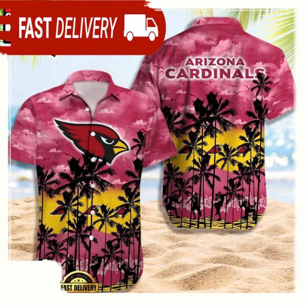 NFL Arizona Cardinals Retro Aloha Shirts For Men Women - available at - rugbyfanstore.com