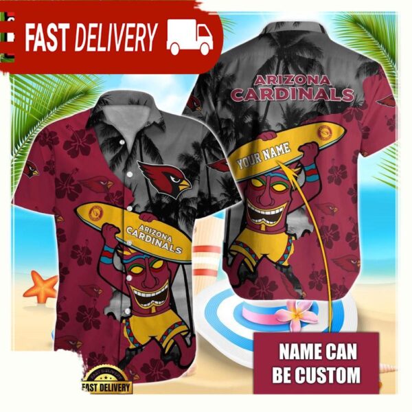 NFL Arizona Cardinals Retro Custom Hawaiian Shirts For Men Women - available at - rugbyfanstore.com