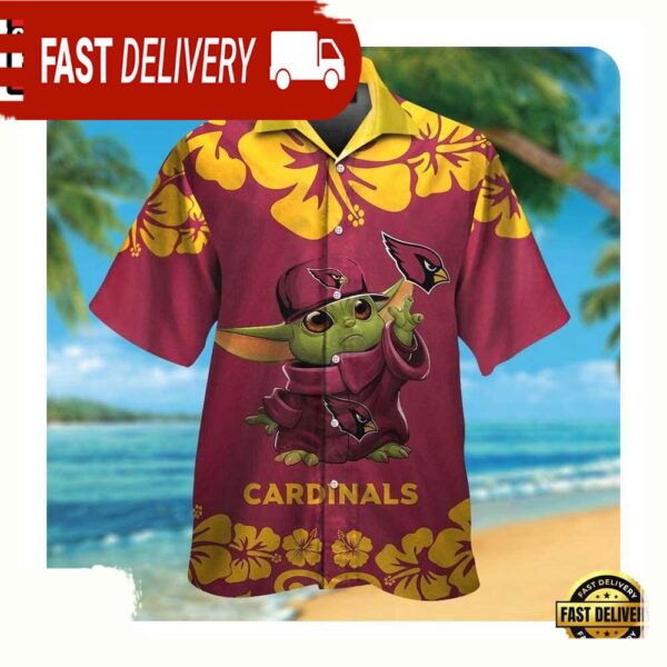 NFL Arizona Cardinals x Baby Yoda Hawaii Shirt Summer Shirt For Men Women - available at - rugbyfanstore.com