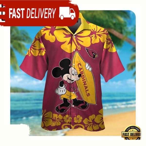 NFL Arizona Cardinals x Mickey Mouse Hawaii Shirt Summer Shirt For Men Women - available at - rugbyfanstore.com