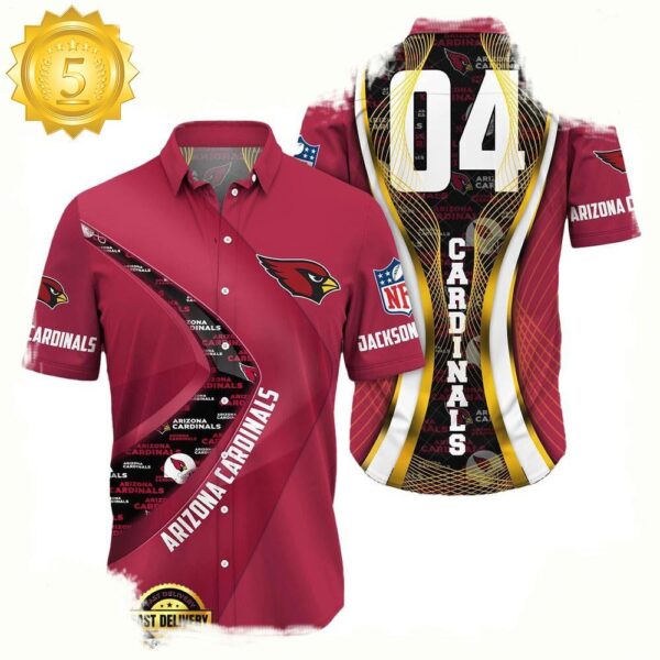 NFL Arizona CardinalsCustom Name Number New Design Hawaiian Shirt For Men Women - available at - rugbyfanstore.com