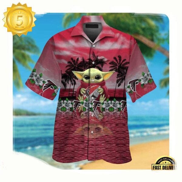 NFL Atlanta Falcons And x Baby Yoda Hawaii Shirt Summer Shirt For Men Women - available at - rugbyfanstore.com