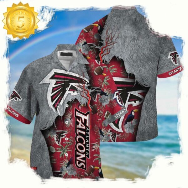 nfl atlanta falcons football Team Logo New Design hawaii shirt - available at - rugbyfanstore.com