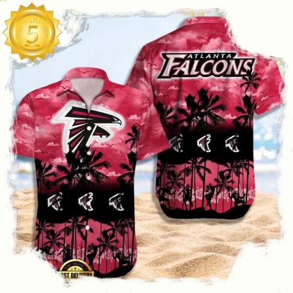 NFL Atlanta Falcons Retro Aloha Shirts For Men Women - available at - rugbyfanstore.com