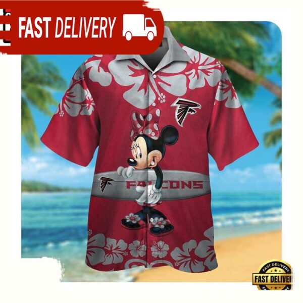 NFL Atlanta Falcons x Minnie Mouse Summer Hawaii Shirt For Men Women - available at - rugbyfanstore.com