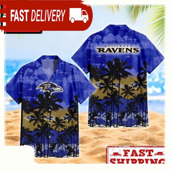 NFL Baltimore Ravens Limited Trending New Design Hawaiian Shirt - available at - rugbyfanstore.com