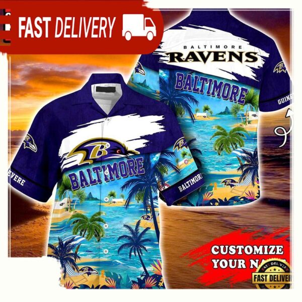 NFL Baltimore Ravens Summer Hawaii Shirt For Men Women - available at - rugbyfanstore.com