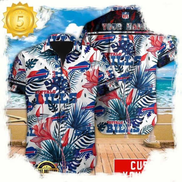 NFL Buffalo Bills Custom Hawaiian Shirt For Men Women - available at - rugbyfanstore.com