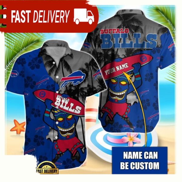 NFL Buffalo Bills Retro Custom Hawaiian Shirts For Men Women - available at - rugbyfanstore.com