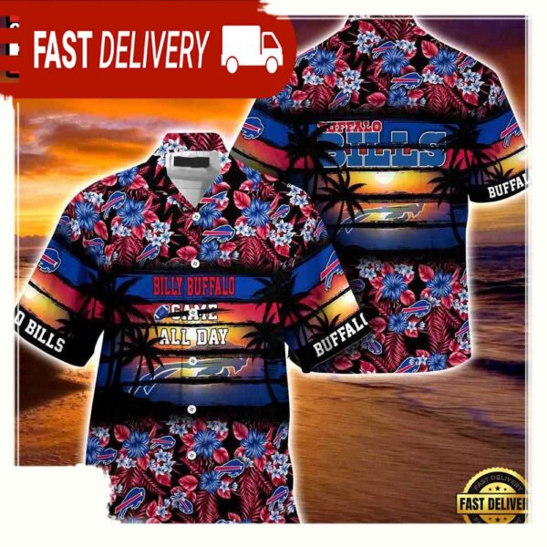 NFL Buffalo Bills Summer Beach Hawaiian Shirt For Men Women - available at - rugbyfanstore.com