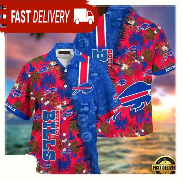 NFL Buffalo Bills Summer Beach Hawaiian Shirt For Men Women - available at - rugbyfanstore.com