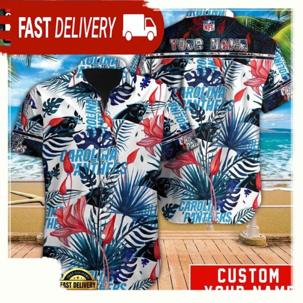 NFL Carolina Panthers Custom Hawaiian Shirt For Men Women - available at - rugbyfanstore.com