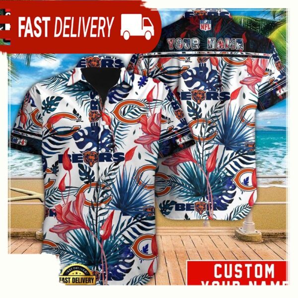 NFL Chicago Bears Custom Hawaiian Shirt For Men Women - available at - rugbyfanstore.com