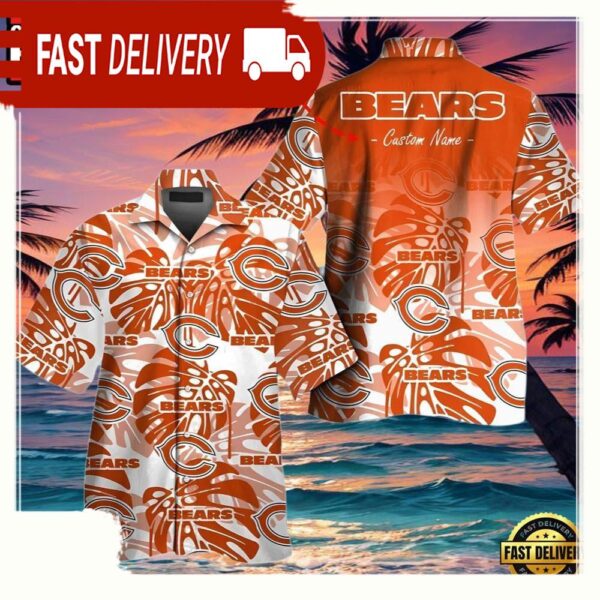 NFL Chicago Bears Hawaiian Shirt Custom - available at - rugbyfanstore.com