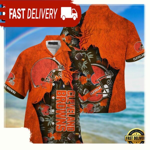 nfl cleveland browns football Team Logo New Design hawaii shirt - available at - rugbyfanstore.com