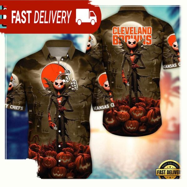 NFL Cleveland Browns Hawaiian Shirt For Men Women - available at - rugbyfanstore.com