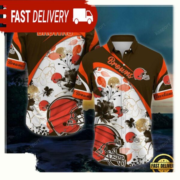 NFL Cleveland Browns New Arrivals Football Summer Hawaii Shirt - available at - rugbyfanstore.com