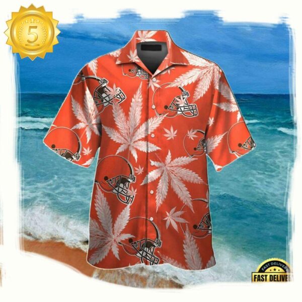 NFL Cleveland Browns Summer Hawaiian Shirt Trendy Summer - available at - rugbyfanstore.com