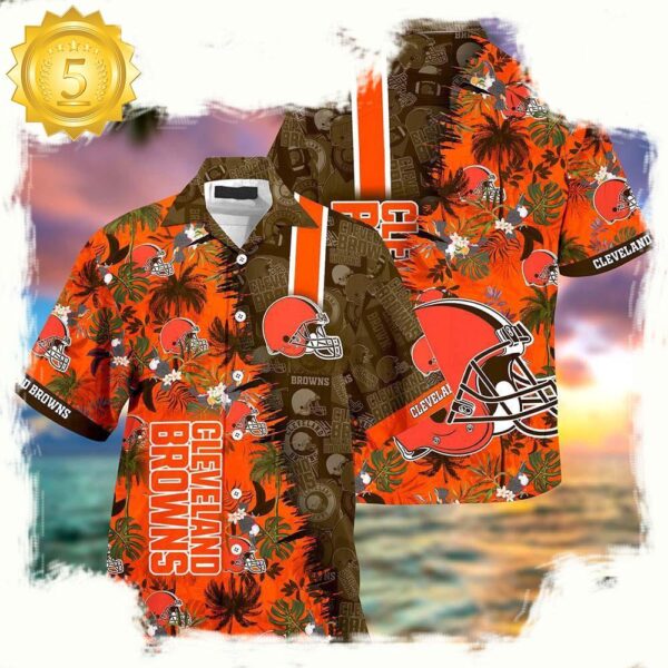 NFL Cleveland Browns Summer New Design Hawaiian Shirt For Men Women - available at - rugbyfanstore.com