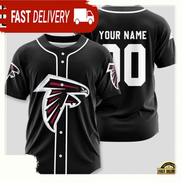 NFL Custom Name Number Atlanta Falcons Sport Baseball Jersey Shirt - available at - rugbyfanstore.com