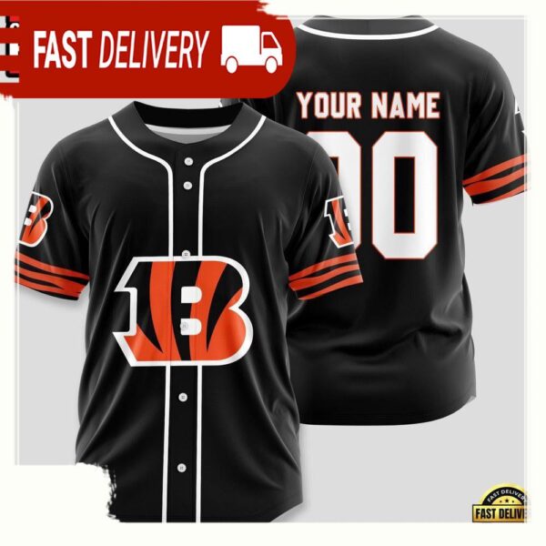 NFL Custom Name Number Cincinnati Bengals Sport Baseball Jersey Shirt - available at - rugbyfanstore.com