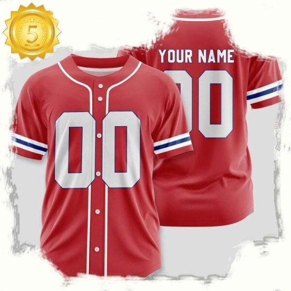 NFL Custom Name Number New England Patriots Team Baseball Jersey Shirt - available at - rugbyfanstore.com