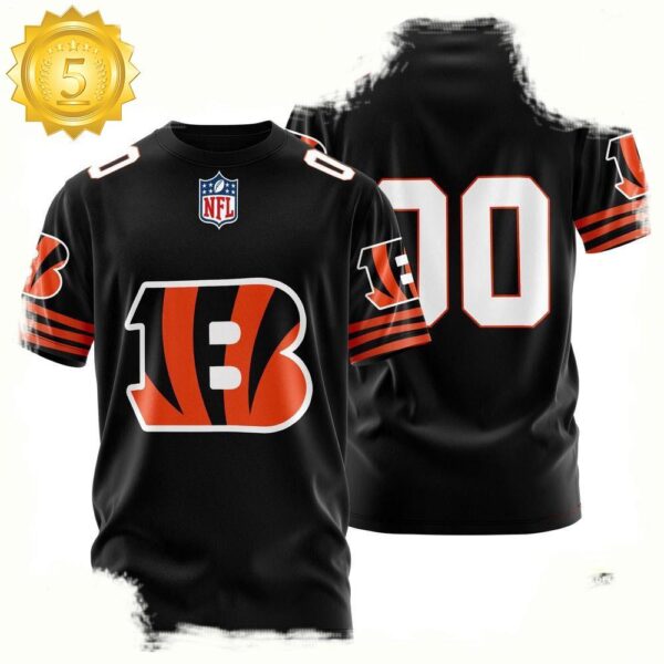 NFL Customized Cincinnati Bengals Team Sport 3D T Shirt - available at - rugbyfanstore.com