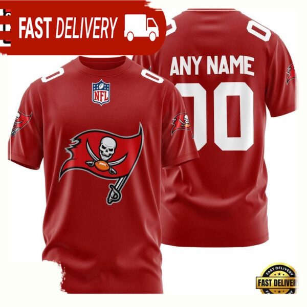 NFL Customized Tampa Bay Buccaneers Team Sport 3D T Shirt - available at - rugbyfanstore.com