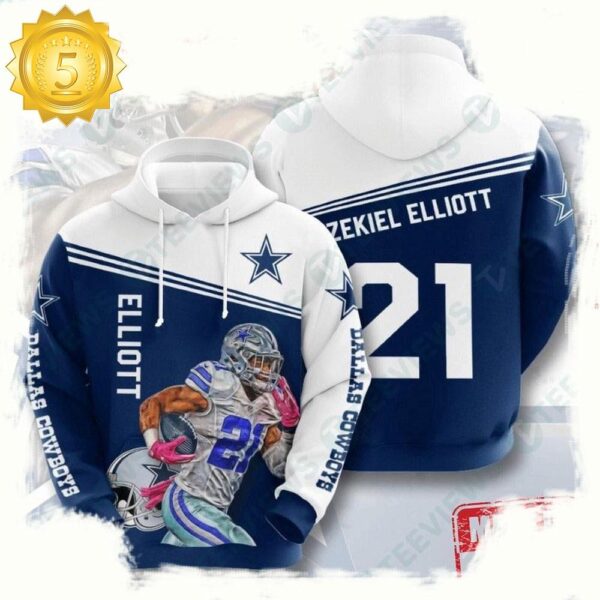 NFL Dallas Cowboys Darc Sport All Over Print Unisex Hoodies - available at - rugbyfanstore.com