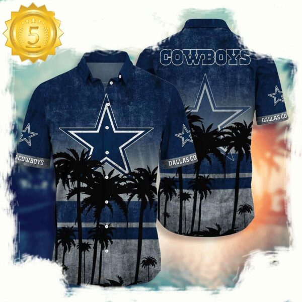 NFL Dallas Cowboys Hawaiian Shirt - available at - rugbyfanstore.com