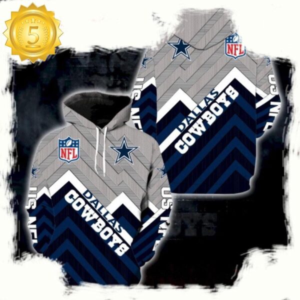 NFL Dallas Cowboys New Full All Over Print 3D Hoodie Shirt - available at - rugbyfanstore.com