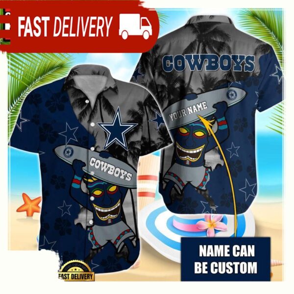 NFL Dallas Cowboys Retro Custom Hawaiian Shirts For Men Women - available at - rugbyfanstore.com