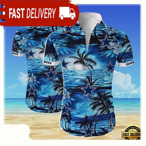 NFL Dallas Cowboys Team Summer Hawaiian Shirt For Men Women - available at - rugbyfanstore.com