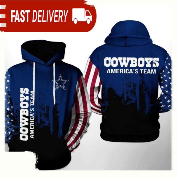 NFL Dallas Cowboys Team US 3D Printed Hoodie Shirt - available at - rugbyfanstore.com