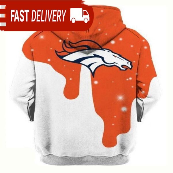 NFL Denver Broncos Football Pullover Hoodie All Over Print Hoodie Shirt - available at - rugbyfanstore.com