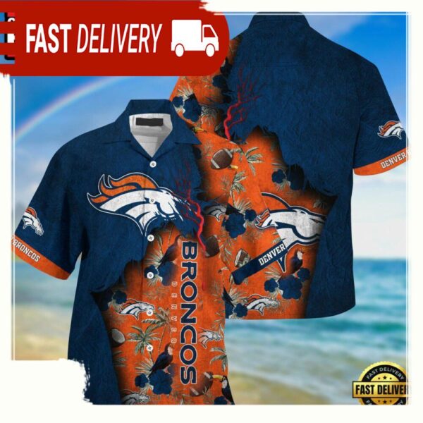 nfl denver broncos football Team Logo New Design hawaii shirt - available at - rugbyfanstore.com