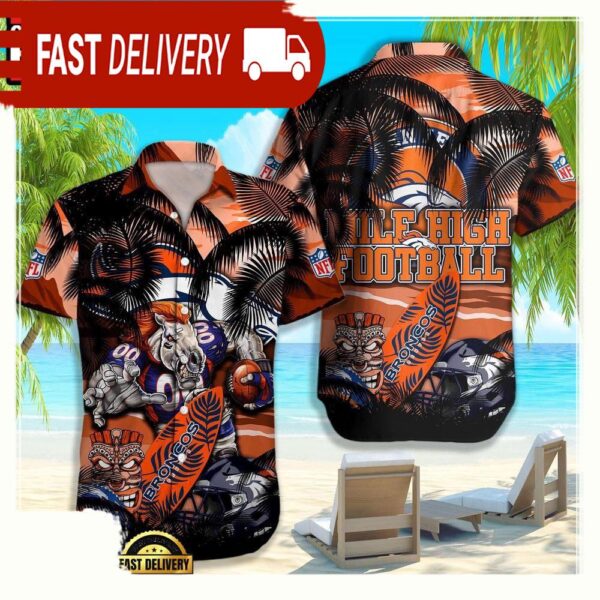 NFL Denver Broncos Hawaiian Shirt For Men Women - available at - rugbyfanstore.com