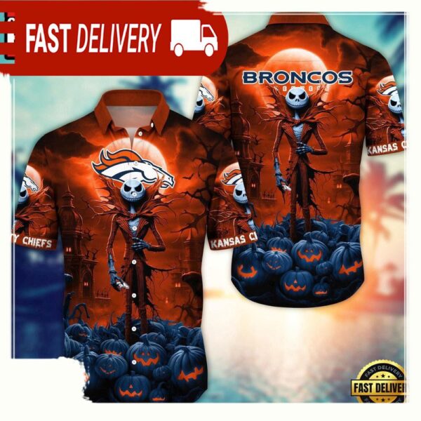 NFL Denver Broncos Hawaiian Shirt For Men Women - available at - rugbyfanstore.com