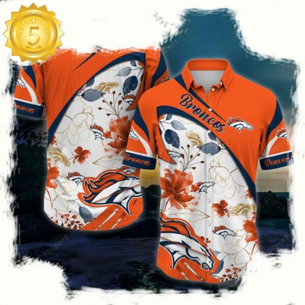 NFL Denver Broncos New Arrivals Football Summer Hawaii Shirt - available at - rugbyfanstore.com