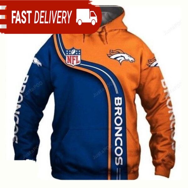 NFL Denver Broncos Pullover And Zippered Custom Name Unisex Hoodies - available at - rugbyfanstore.com