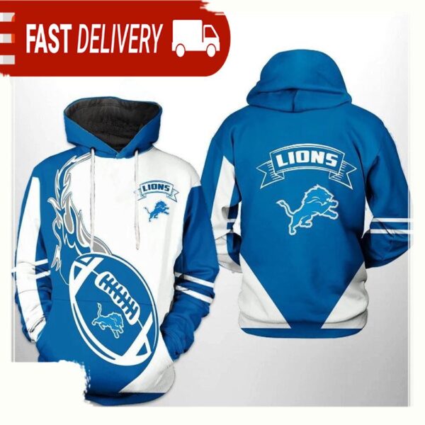 NFL Detroit Lions Classic 3D Printed Hoodie Shirt - available at - rugbyfanstore.com