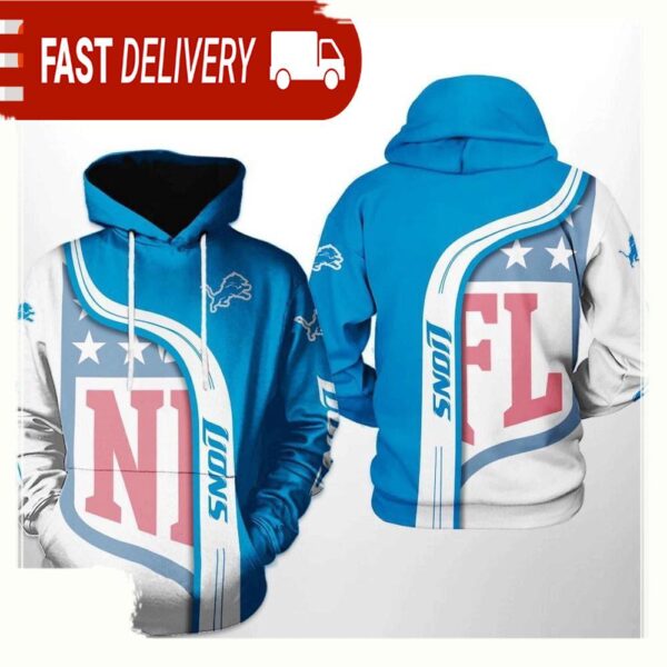 NFL Detroit Lions Team 3D Printed Hoodie Shirt - available at - rugbyfanstore.com