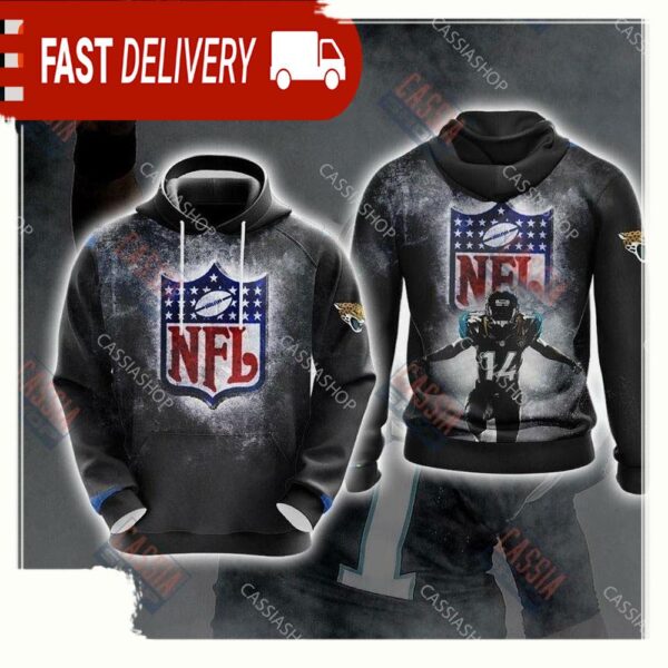 NFL Football Usa Unisex All Over Print Unisex Hoodie Shirt - available at - rugbyfanstore.com