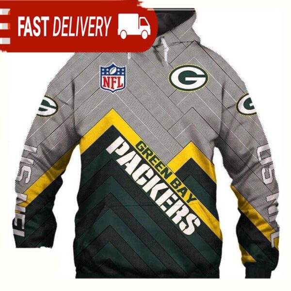 NFL Green Bay Packers All Over All Over Print Unisex Hoodie Shirt - available at - rugbyfanstore.com