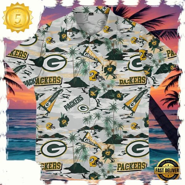 NFL Green Bay Packers Button Up Shirt - available at - rugbyfanstore.com