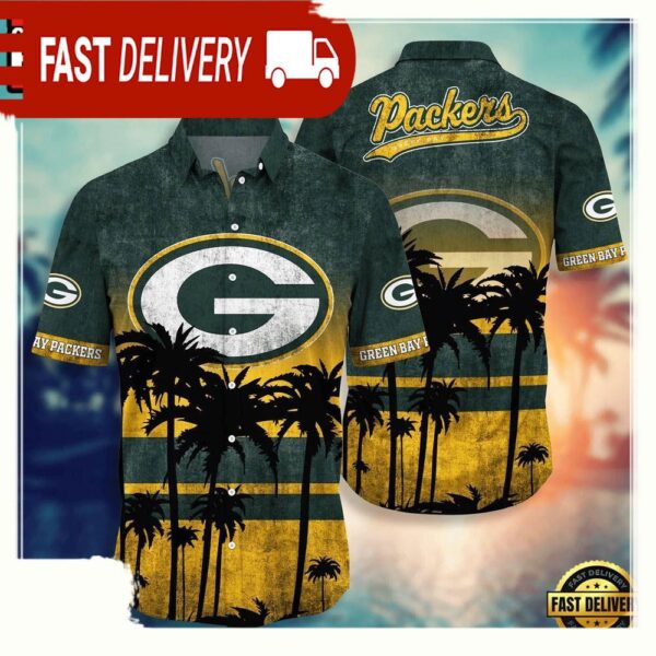 NFL Green Bay Packers Hawaiian Shirt - available at - rugbyfanstore.com