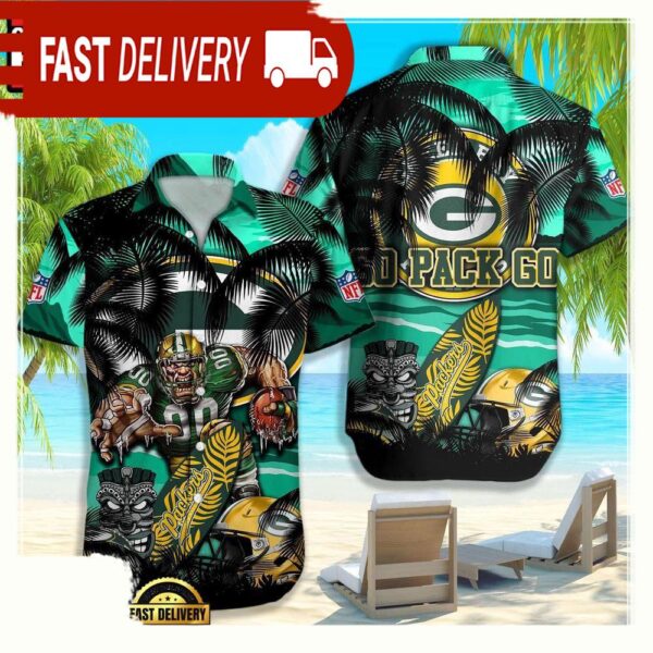 NFL Green Bay Packers Hawaiian Shirt For Men Women - available at - rugbyfanstore.com