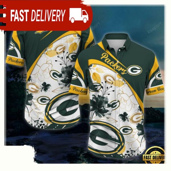 NFL Green Bay Packers New Arrivals Football Summer Hawaii Shirt - available at - rugbyfanstore.com