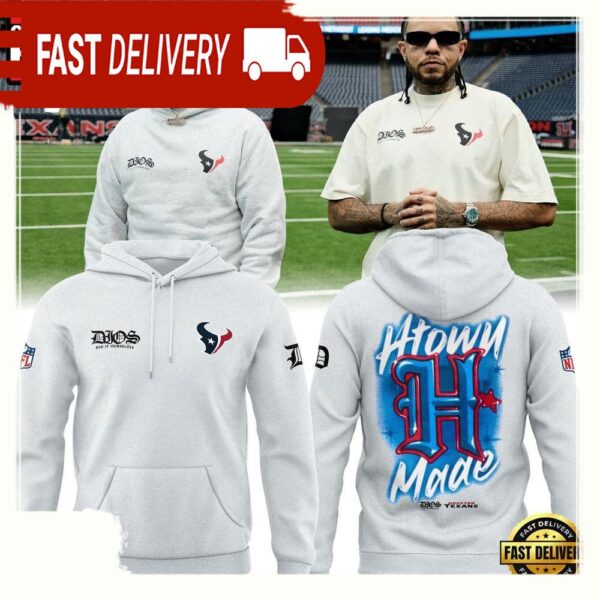 NFL Houston Texans Dios New Design 3D Hoodie - available at - rugbyfanstore.com